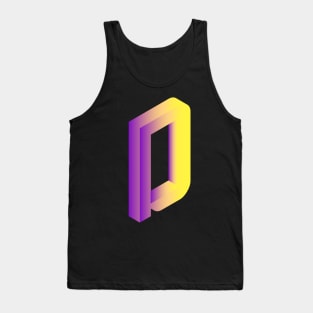 LetterArt Letter D Tank Top